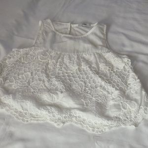 Acemi Cotton crop lace front  top